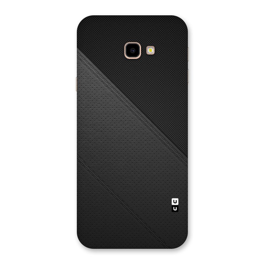 Black Polka Stripe Back Case for Galaxy J4 Plus