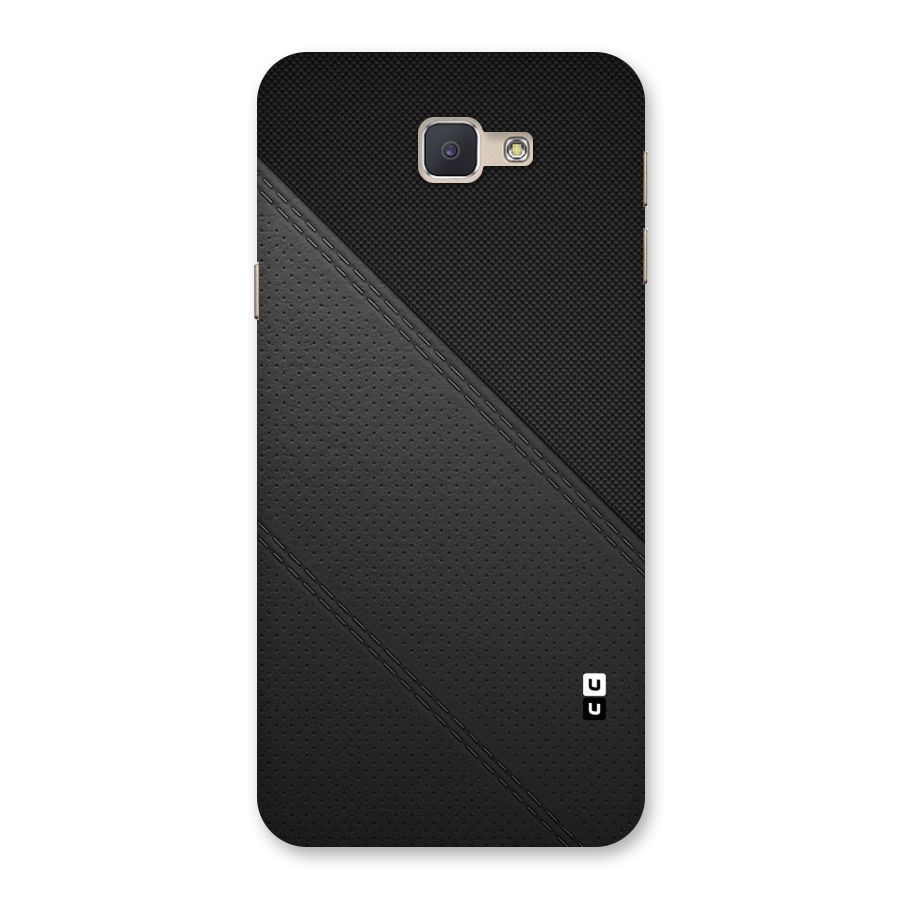 Black Polka Stripe Back Case for Galaxy J5 Prime
