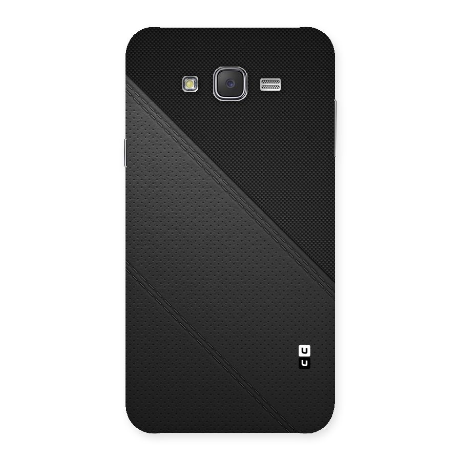 Black Polka Stripe Back Case for Galaxy J7