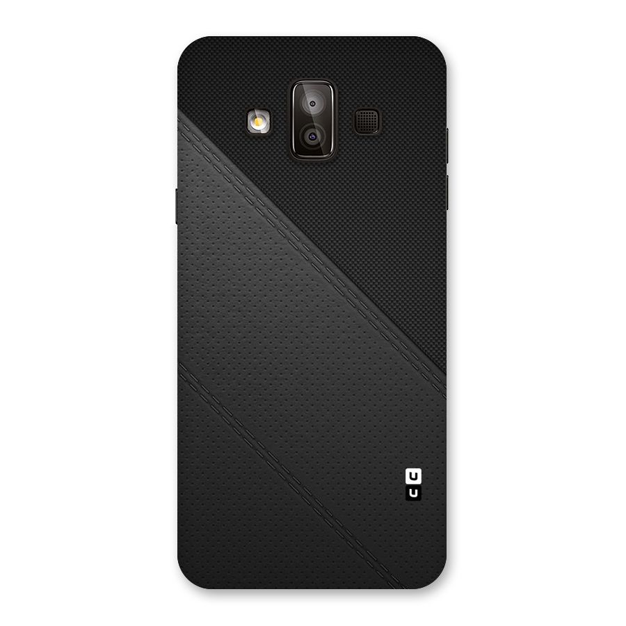 Black Polka Stripe Back Case for Galaxy J7 Duo
