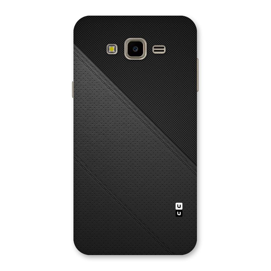 Black Polka Stripe Back Case for Galaxy J7 Nxt