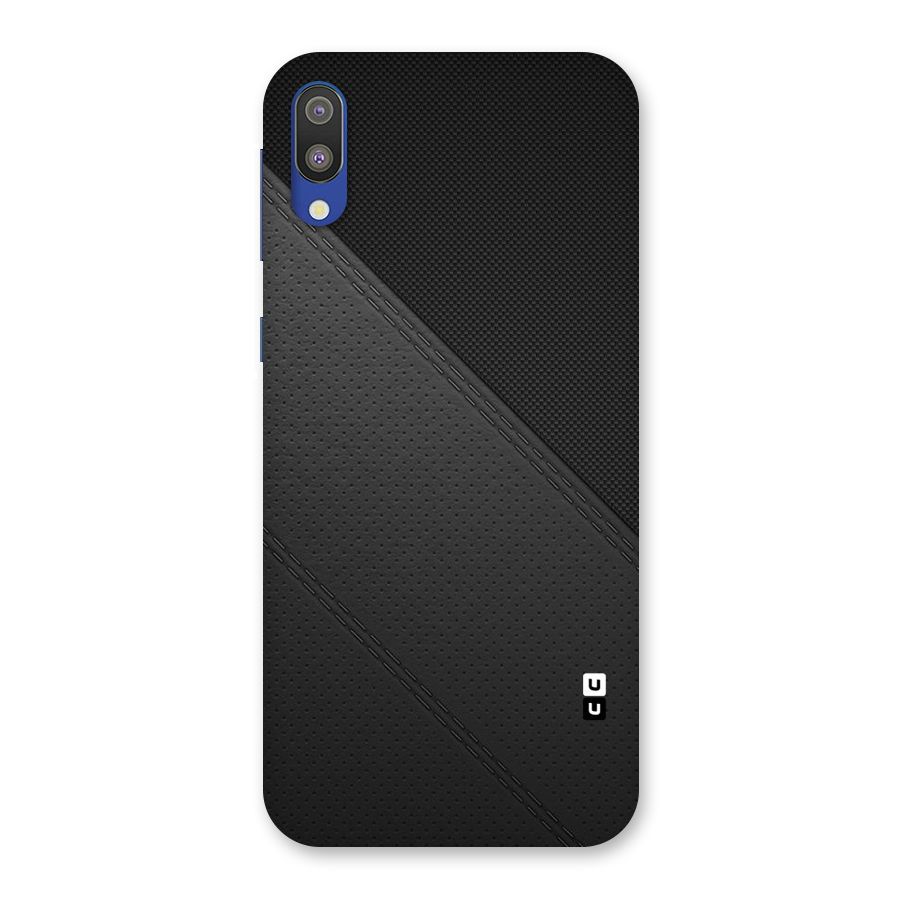 Black Polka Stripe Back Case for Galaxy M10