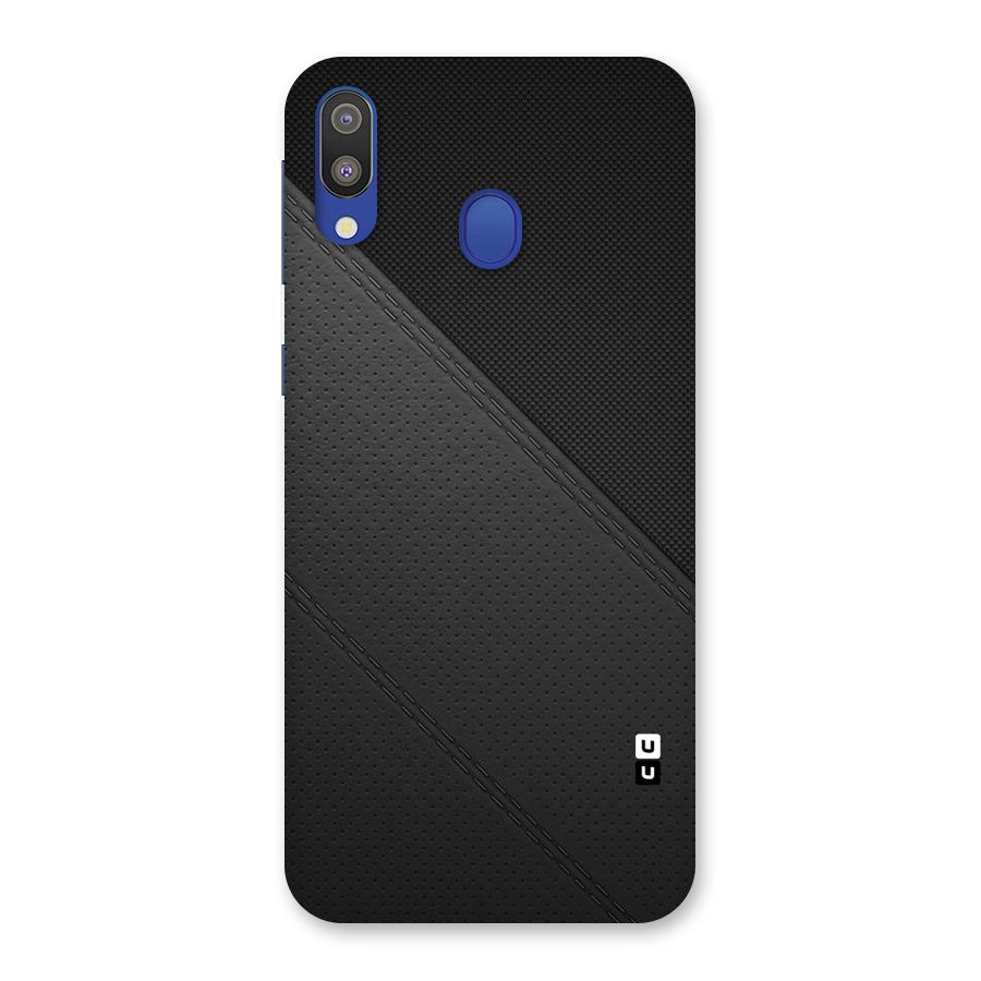 Black Polka Stripe Back Case for Galaxy M20