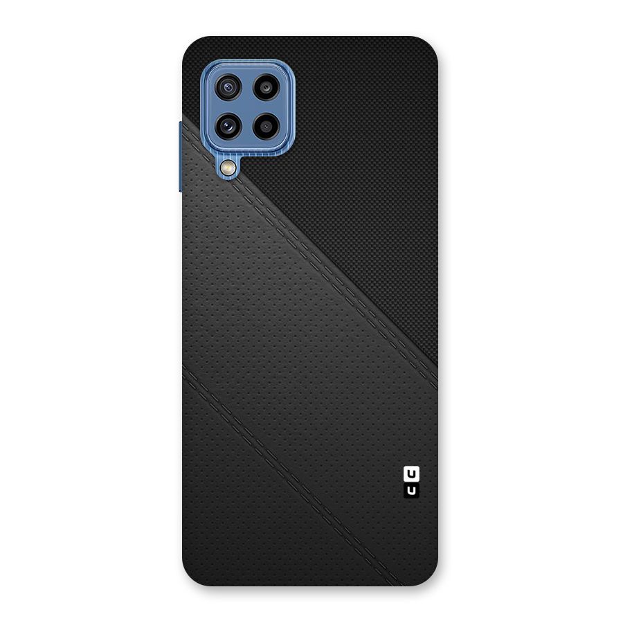 Black Polka Stripe Back Case for Galaxy M32