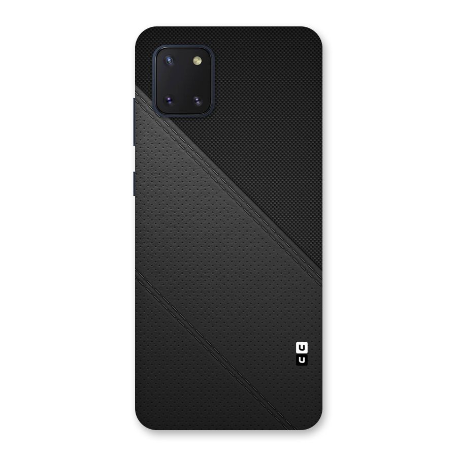 Black Polka Stripe Back Case for Galaxy Note 10 Lite