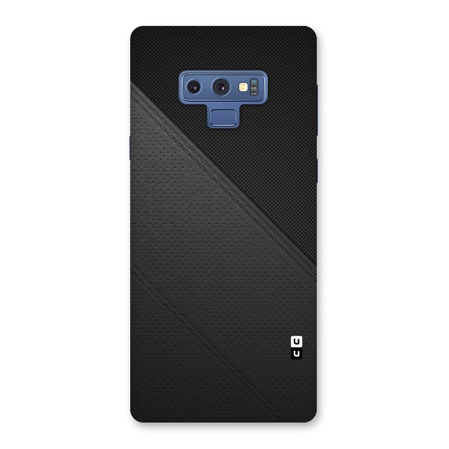 Black Polka Stripe Back Case for Galaxy Note 9