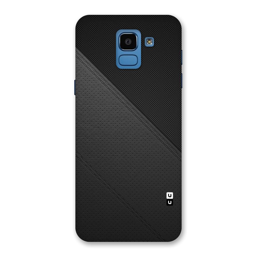 Black Polka Stripe Back Case for Galaxy On6