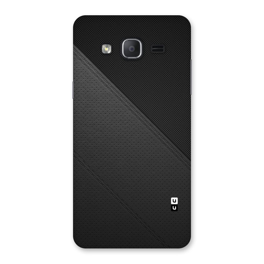 Black Polka Stripe Back Case for Galaxy On7 2015