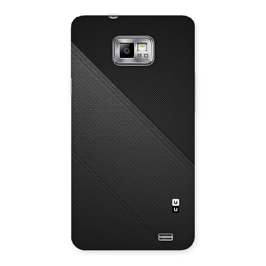 Black Polka Stripe Back Case for Galaxy S2