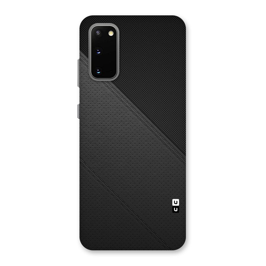 Black Polka Stripe Back Case for Galaxy S20