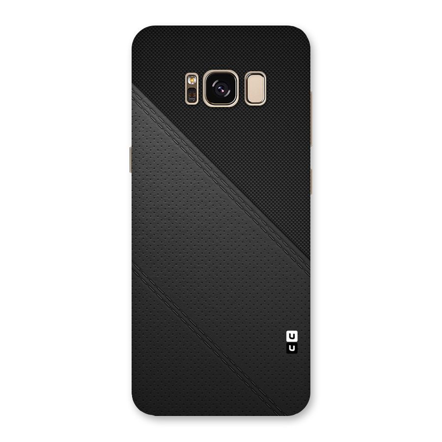 Black Polka Stripe Back Case for Galaxy S8