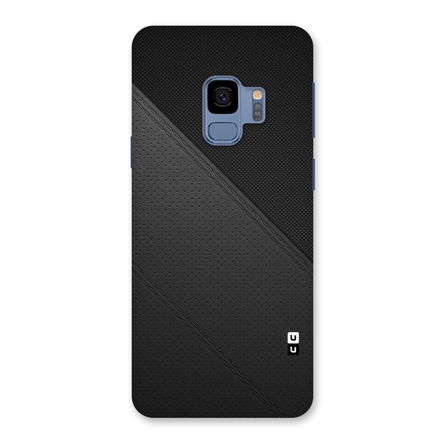 Black Polka Stripe Back Case for Galaxy S9