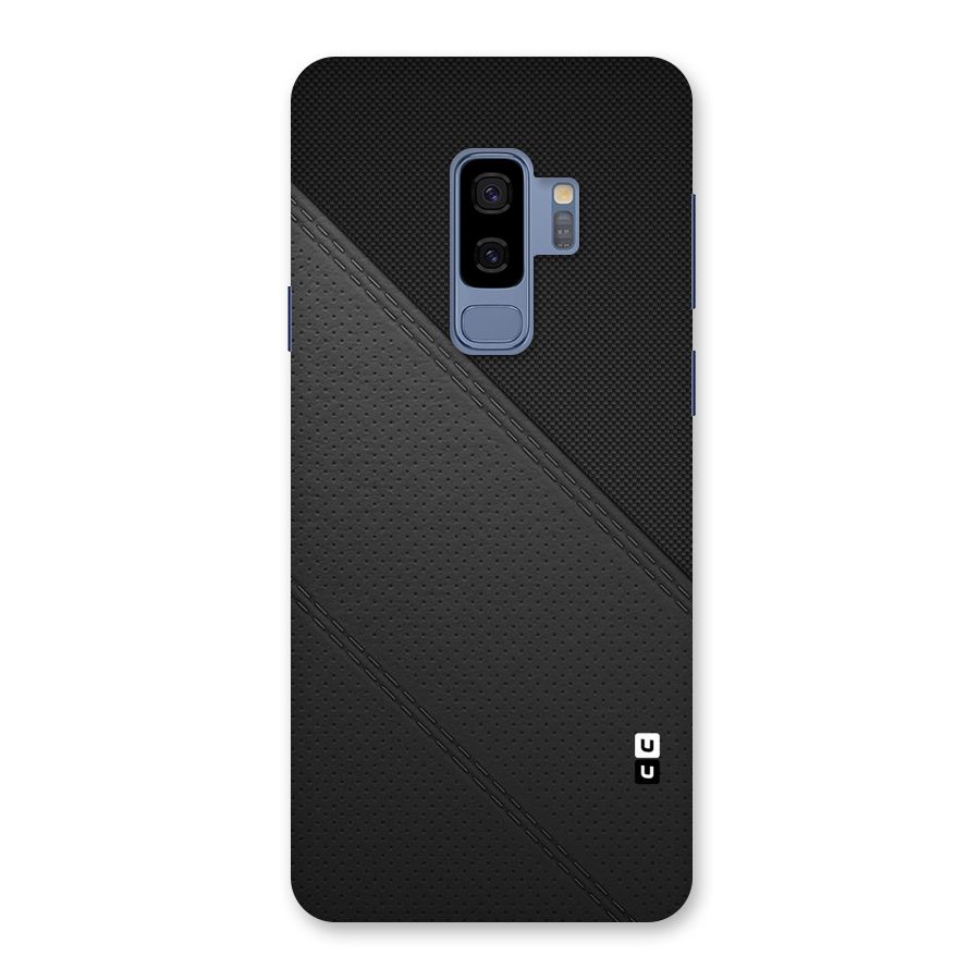 Black Polka Stripe Back Case for Galaxy S9 Plus