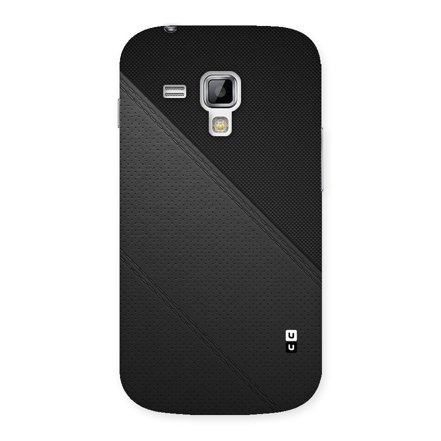 Black Polka Stripe Back Case for Galaxy S Duos
