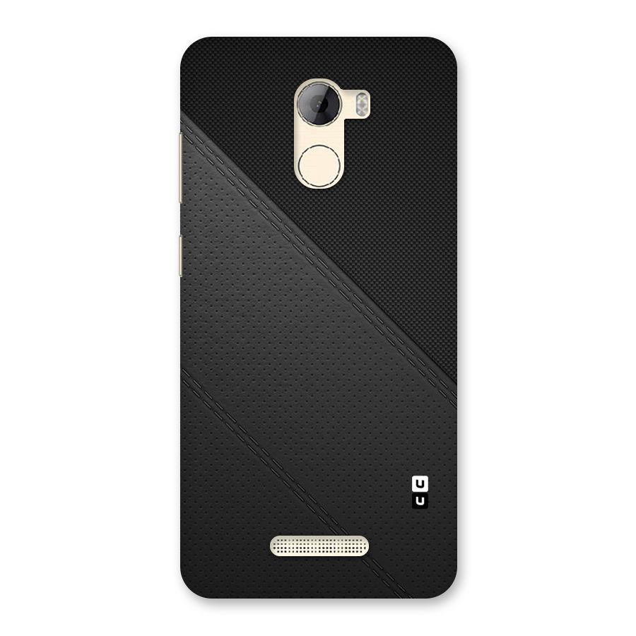 Black Polka Stripe Back Case for Gionee A1 LIte
