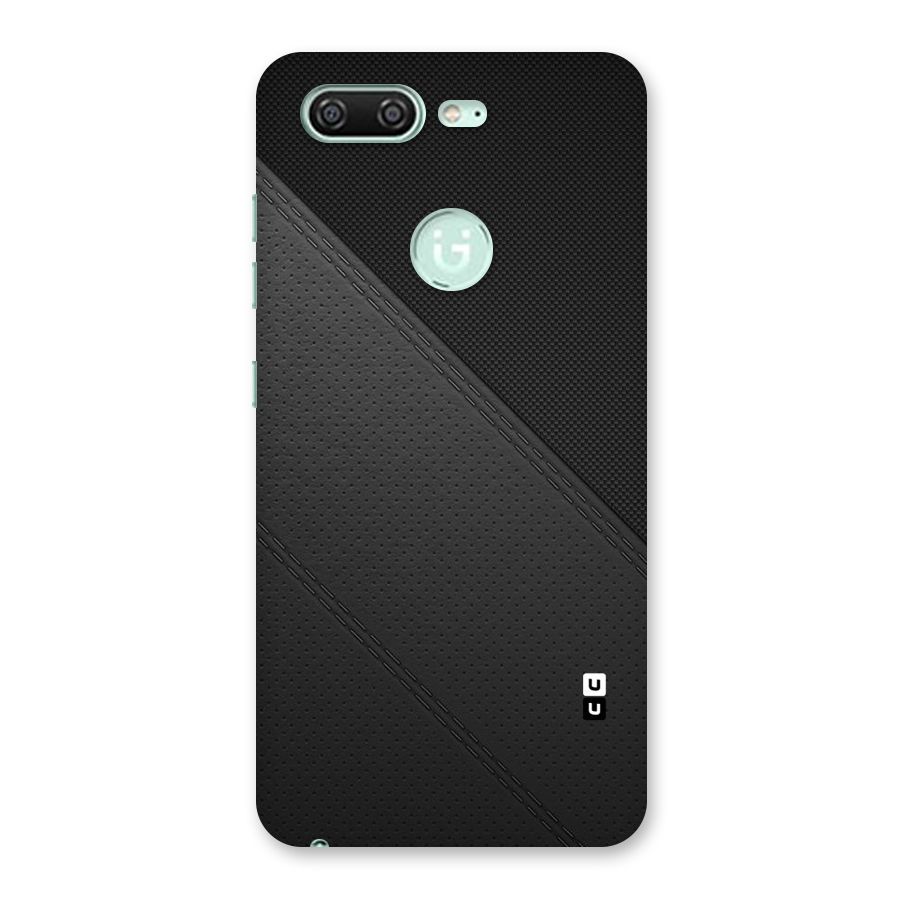 Black Polka Stripe Back Case for Gionee S10