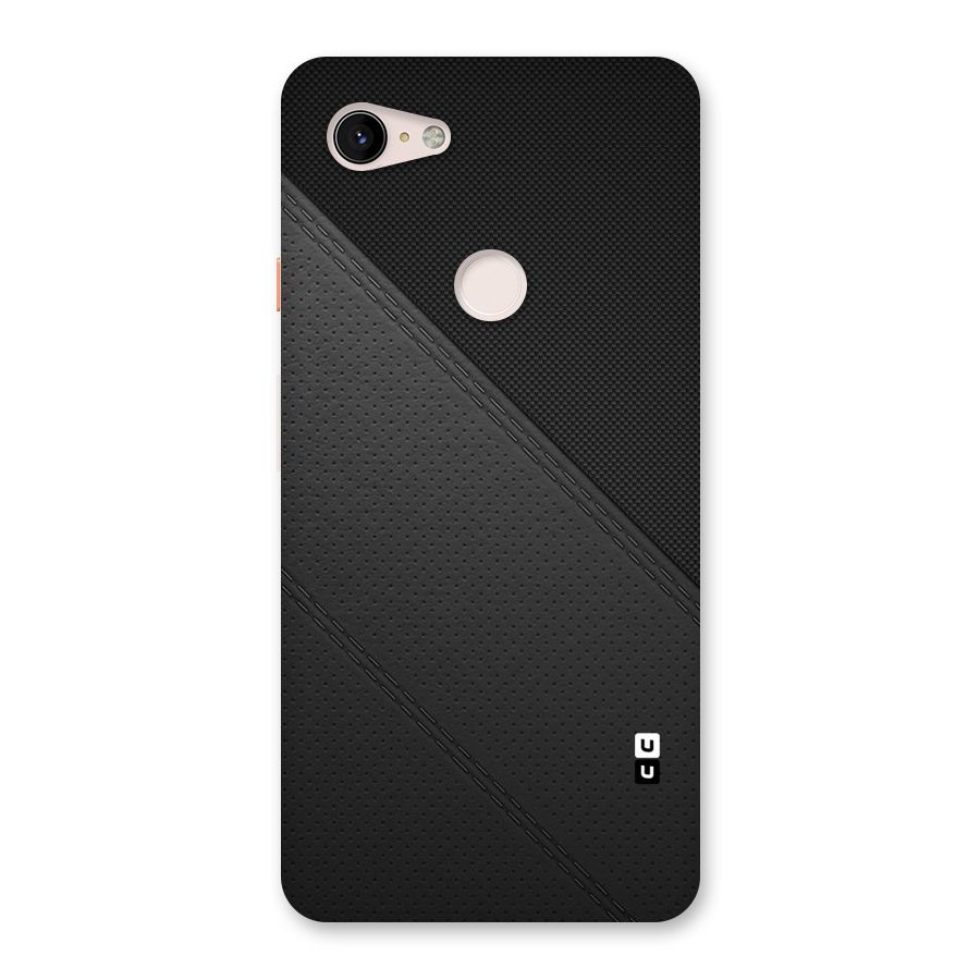 Black Polka Stripe Back Case for Google Pixel 3 XL