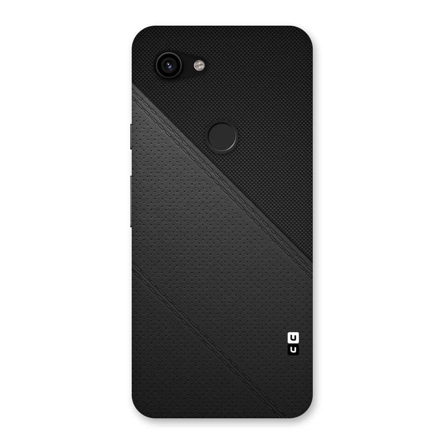 Black Polka Stripe Back Case for Google Pixel 3a