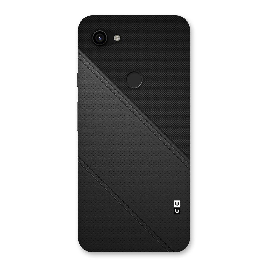 Black Polka Stripe Back Case for Google Pixel 3a XL
