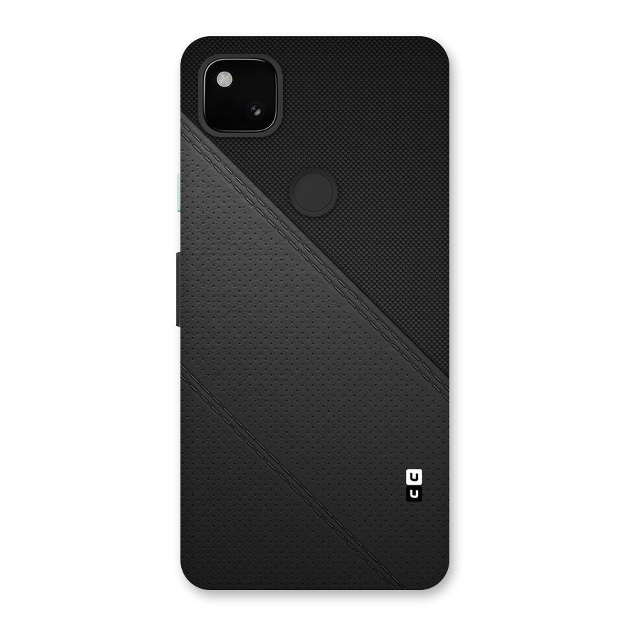 Black Polka Stripe Back Case for Google Pixel 4a