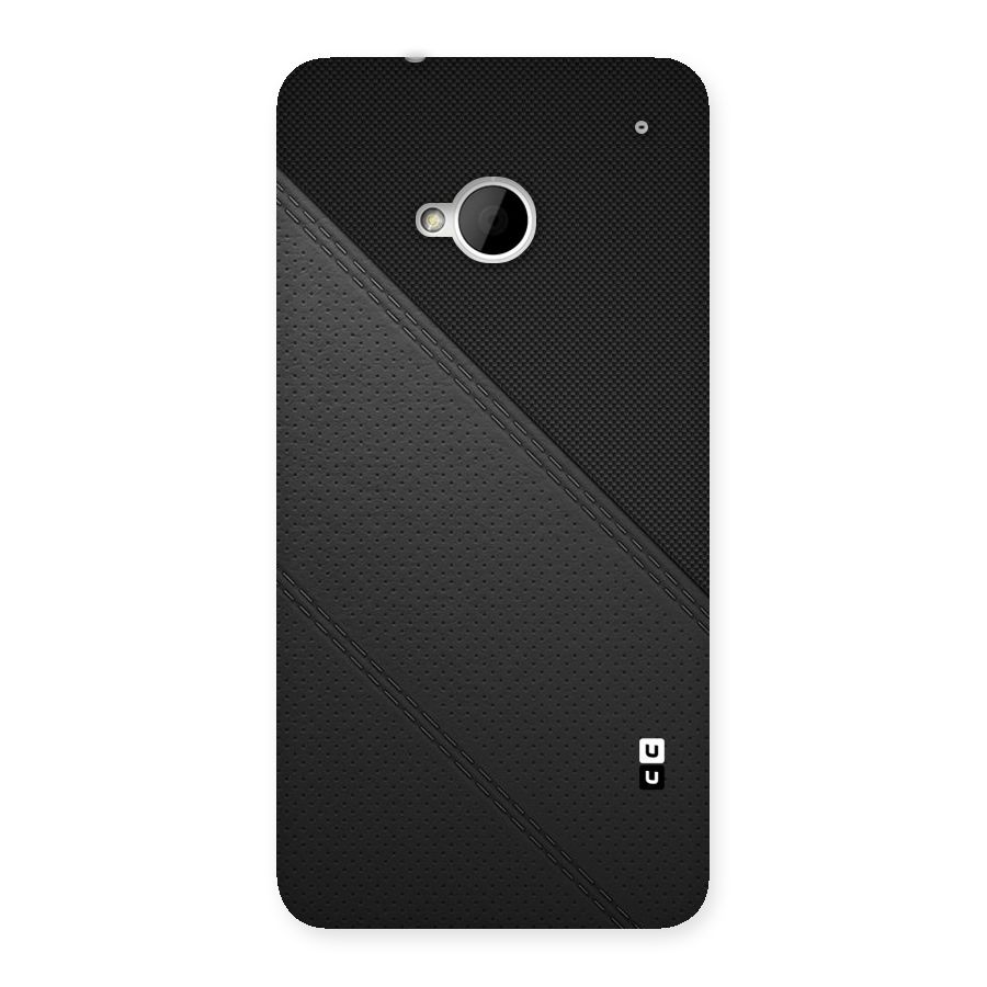 Black Polka Stripe Back Case for HTC One M7