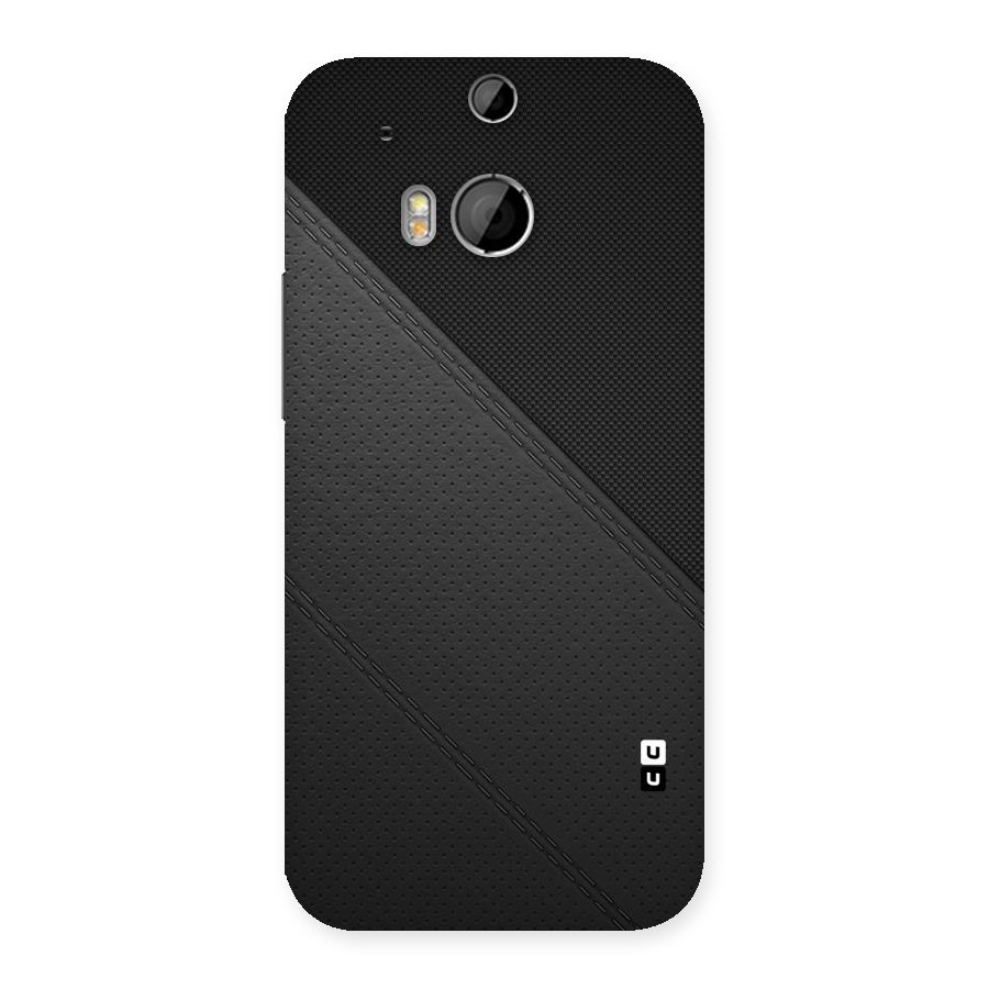 Black Polka Stripe Back Case for HTC One M8