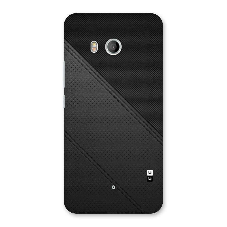 Black Polka Stripe Back Case for HTC U11