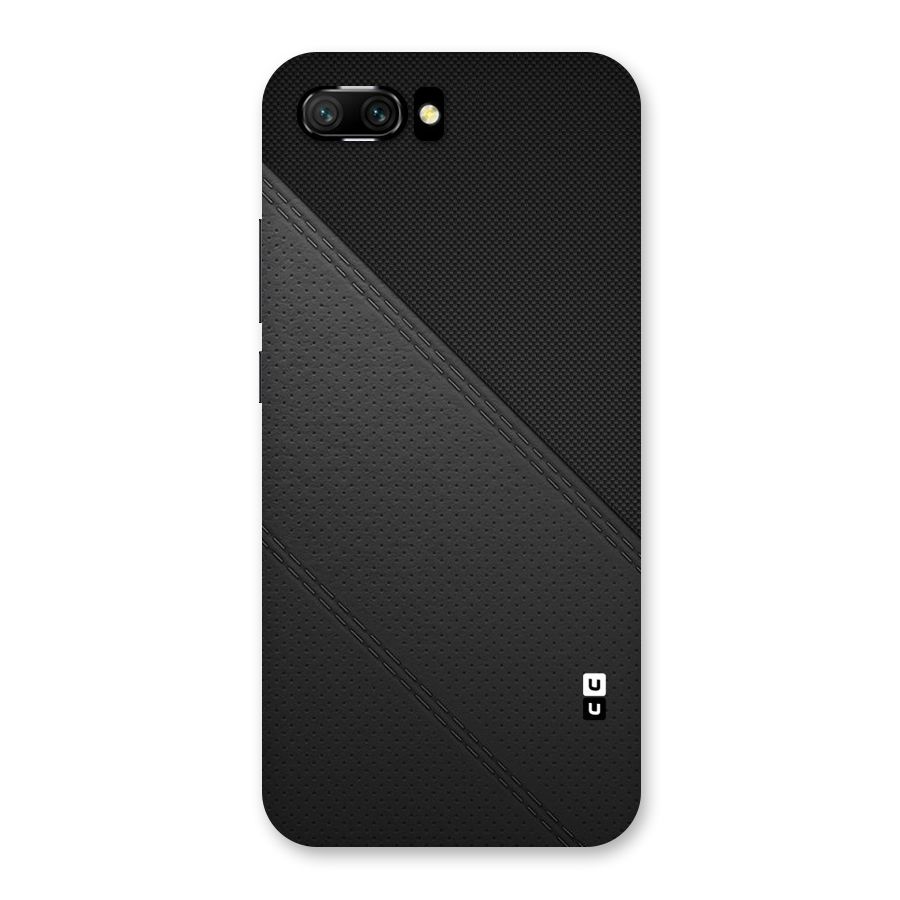 Black Polka Stripe Back Case for Honor 10