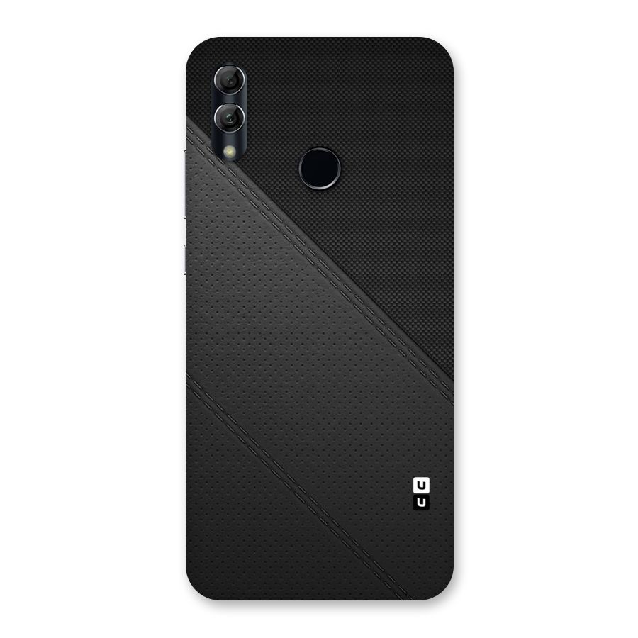 Black Polka Stripe Back Case for Honor 10 Lite