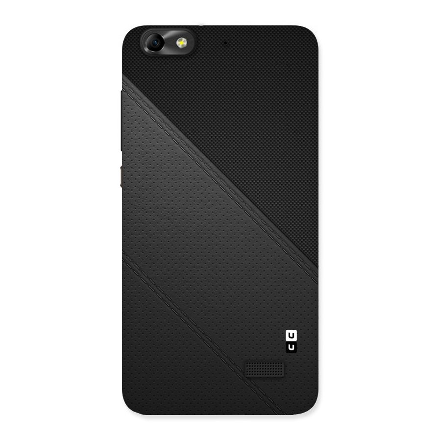 Black Polka Stripe Back Case for Honor 4C