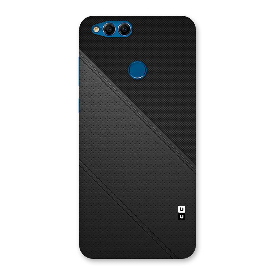 Black Polka Stripe Back Case for Honor 7X