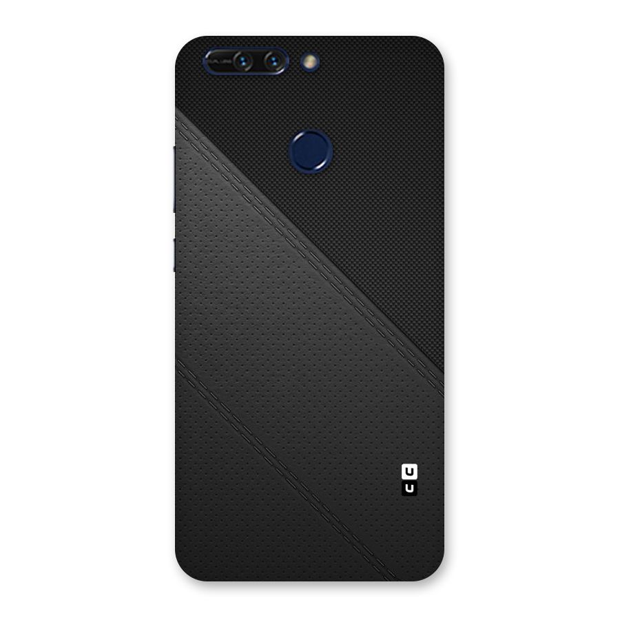 Black Polka Stripe Back Case for Honor 8 Pro