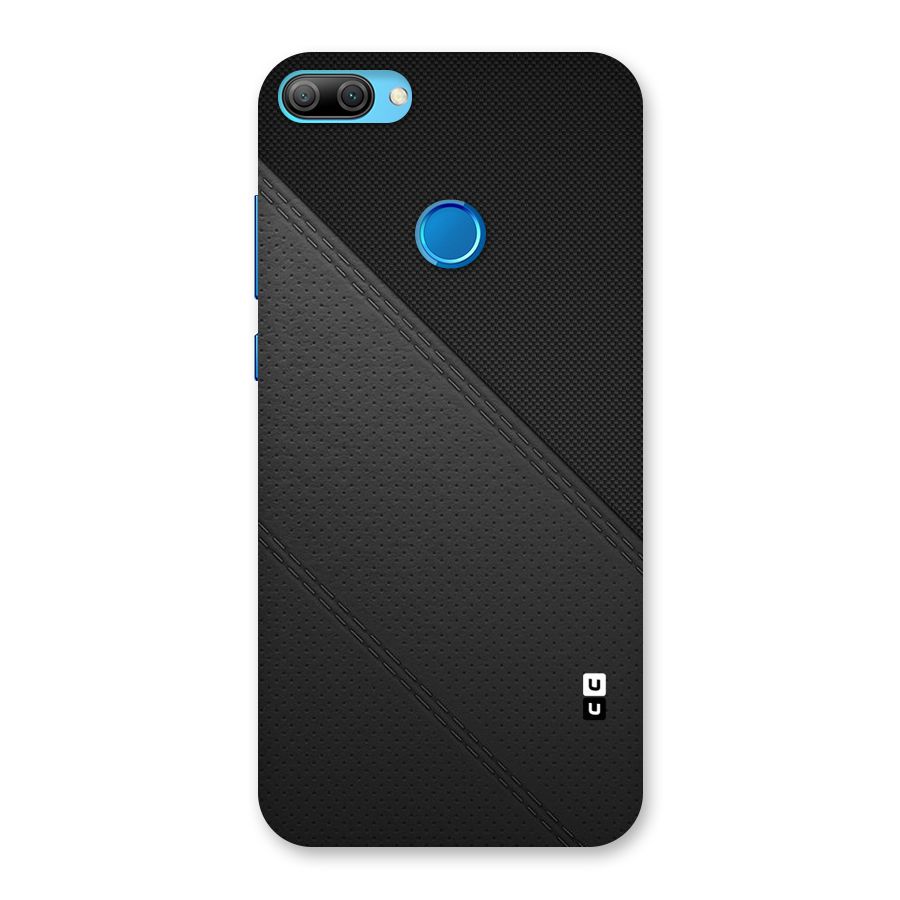 Black Polka Stripe Back Case for Honor 9N