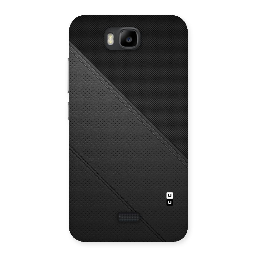 Black Polka Stripe Back Case for Honor Bee