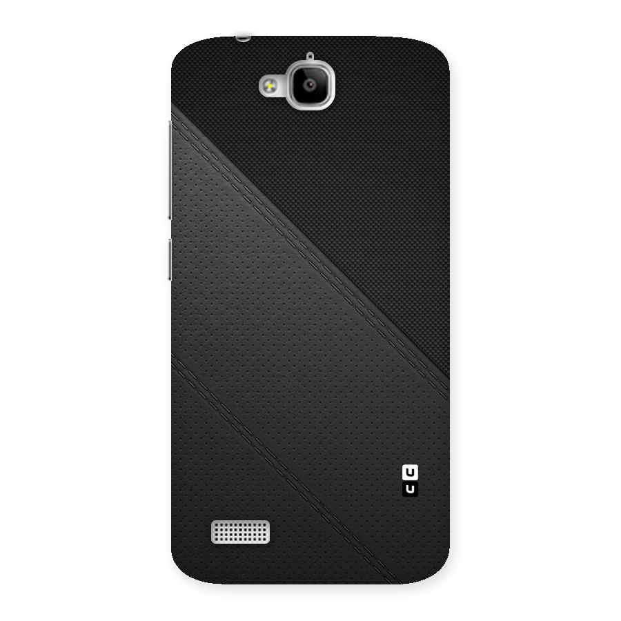 Black Polka Stripe Back Case for Honor Holly