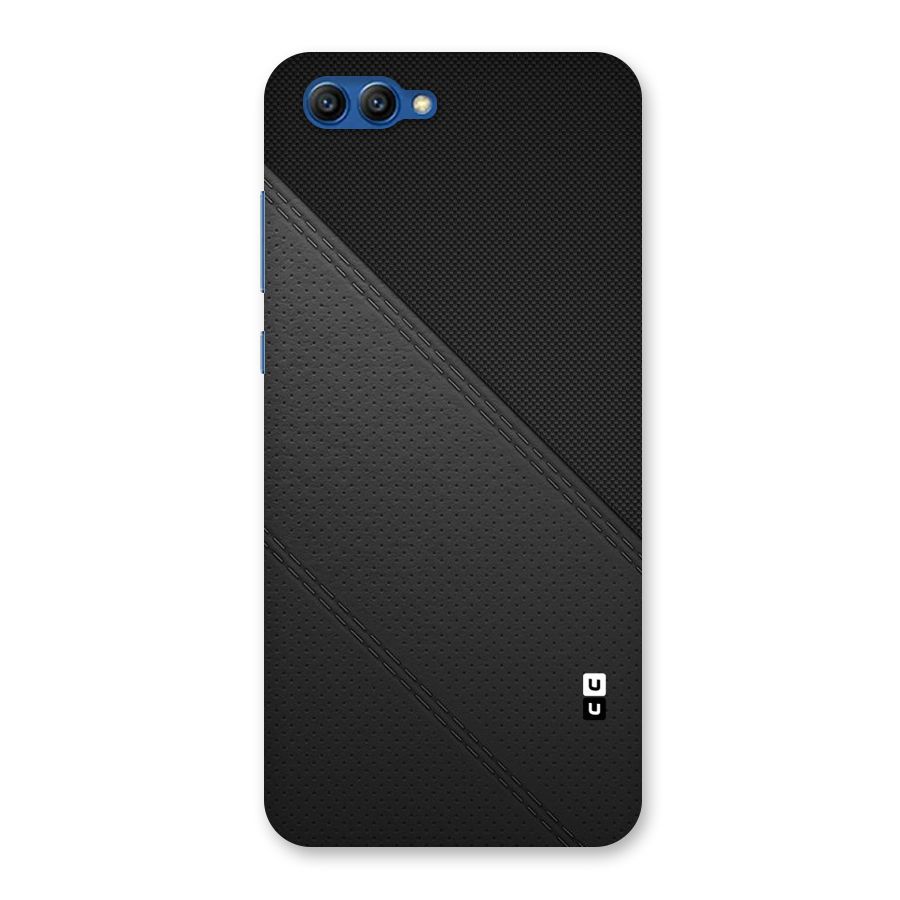 Black Polka Stripe Back Case for Honor View 10