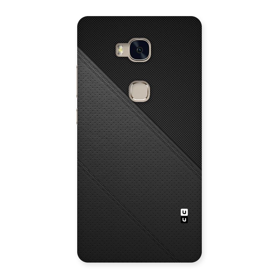 Black Polka Stripe Back Case for Huawei Honor 5X