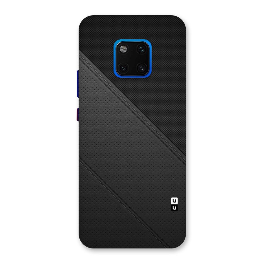 Black Polka Stripe Back Case for Huawei Mate 20 Pro