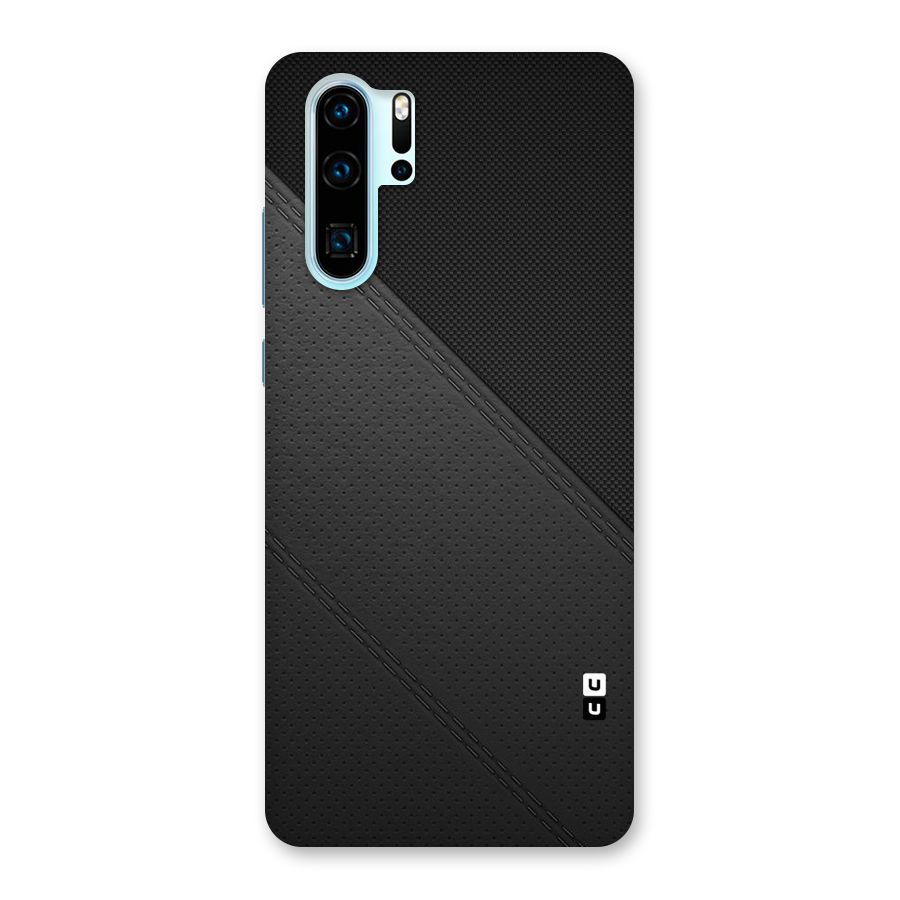 Black Polka Stripe Back Case for Huawei P30 Pro