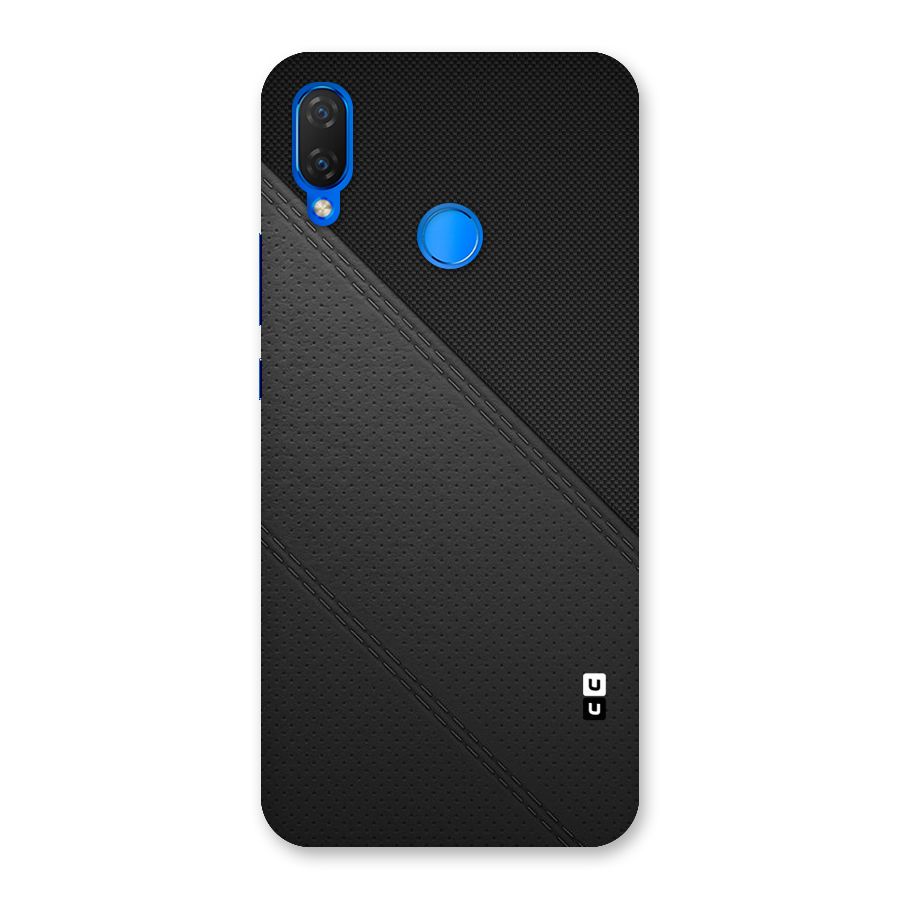 Black Polka Stripe Back Case for Huawei P Smart+