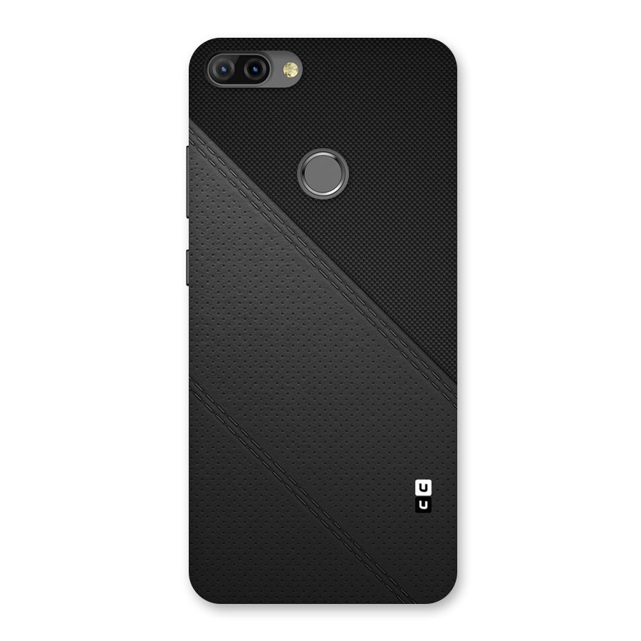Black Polka Stripe Back Case for Infinix Hot 6 Pro