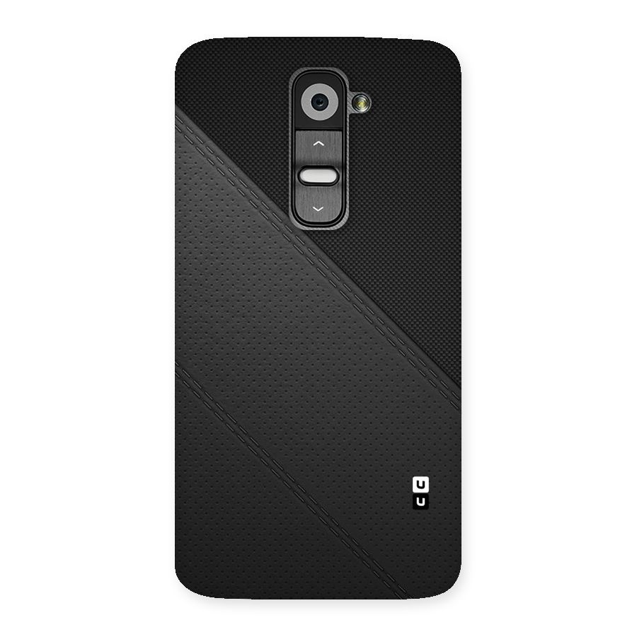Black Polka Stripe Back Case for LG G2