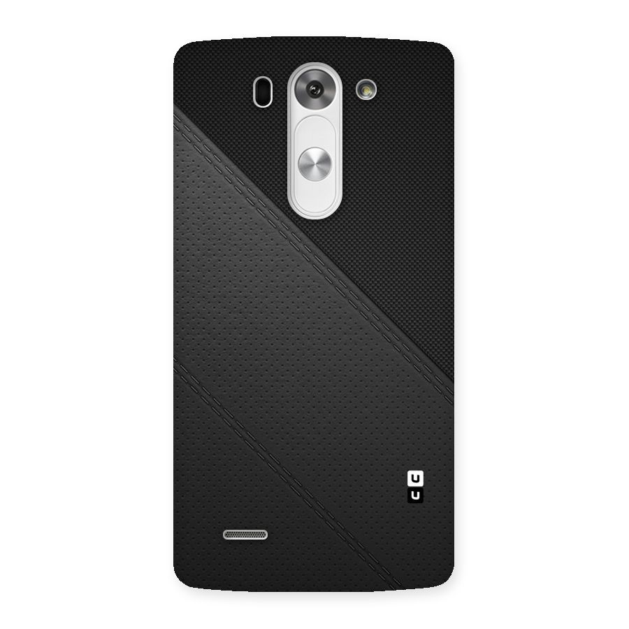 Black Polka Stripe Back Case for LG G3 Mini