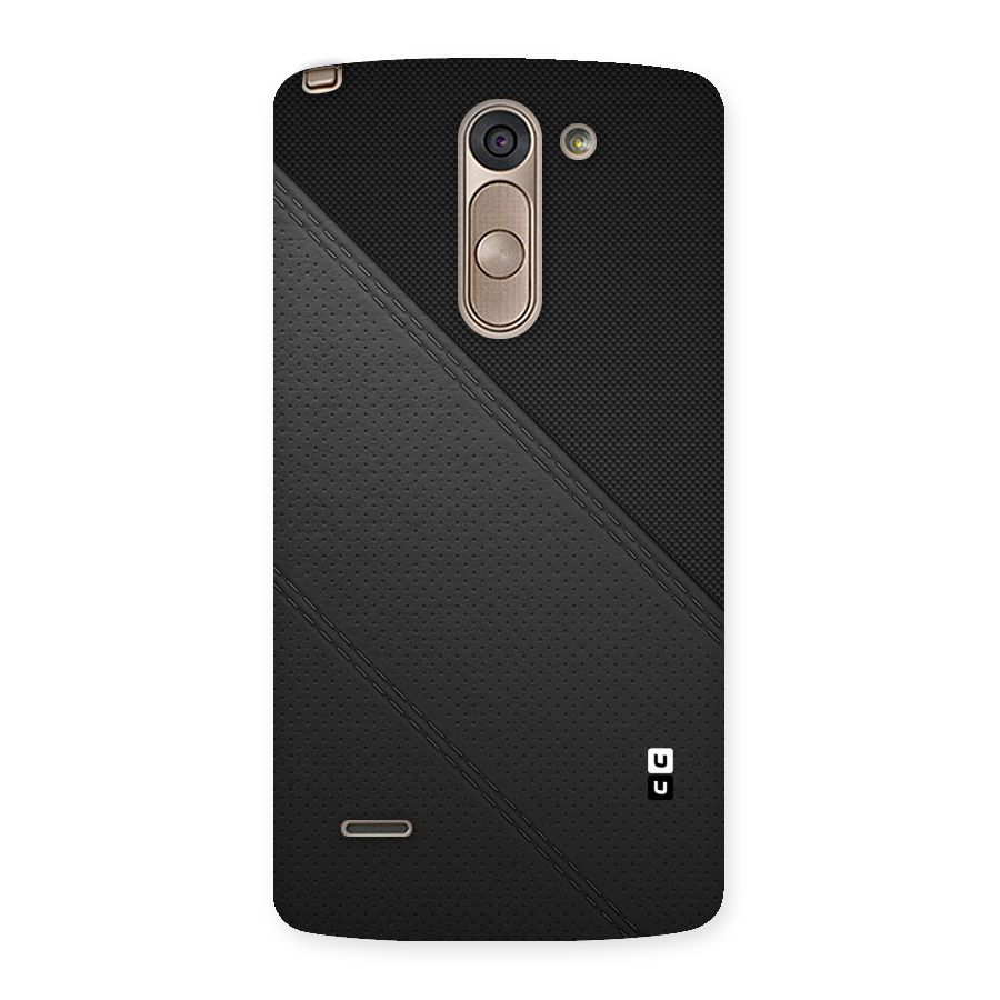 Black Polka Stripe Back Case for LG G3 Stylus