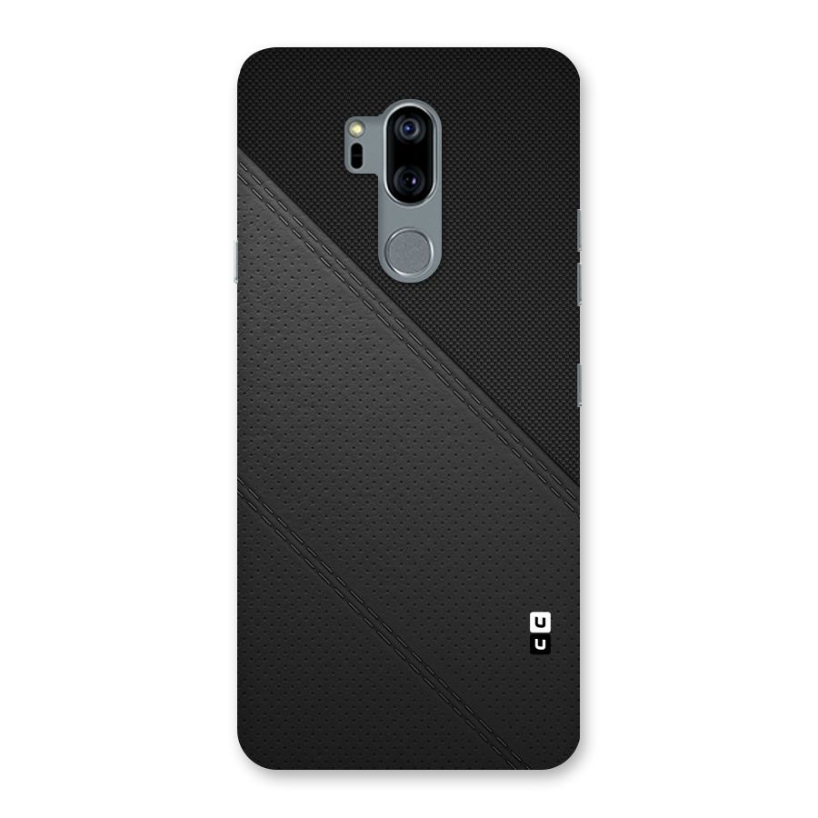 Black Polka Stripe Back Case for LG G7