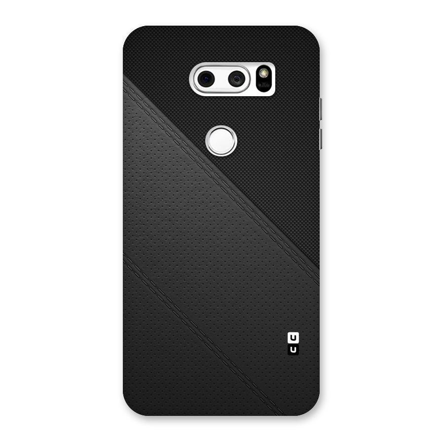 Black Polka Stripe Back Case for LG V30