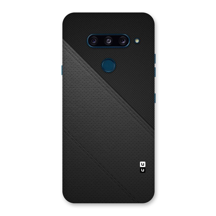 Black Polka Stripe Back Case for LG  V40 ThinQ