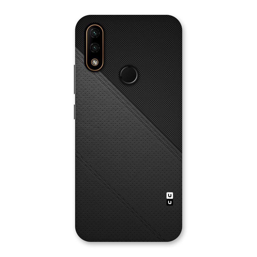 Black Polka Stripe Back Case for Lenovo A6 Note