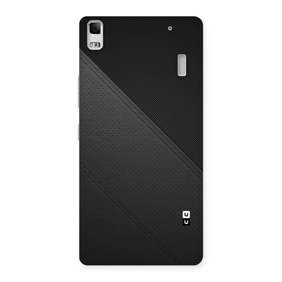 Black Polka Stripe Back Case for Lenovo A7000