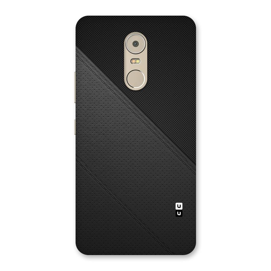 Black Polka Stripe Back Case for Lenovo K6 Note